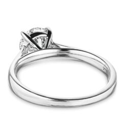 blonde solitaire engagement ring plain lgd colorless rd 1ct wg product shadow webwhite 003