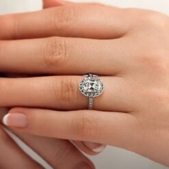 celeste vintage engagement ring lab grown diamond wg lifestyle 001