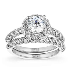 diamond entwined engagement ring webwhite 005