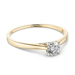 dior solitaire stackable ring plain lab grown diamond colorless rd smallct yg product shadow webwhite 001