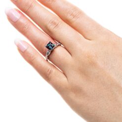eden engagement ring accenteddiamond sapphire pr 1ct yg product on hand lifestyle 005
