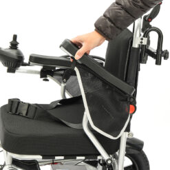 electric wheelchair with adjustable recline backrest portable (4)