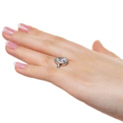 estelle engagement ring accenteddiamond lab grown diamond colorless lifestyle 002