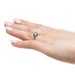 flame engagement ring lab created diamond lifestyle 003