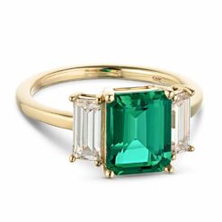 isla three stone engagement ring emerald green em yg webwhite 005