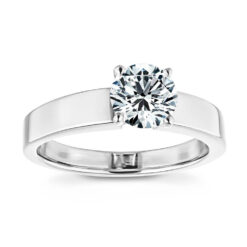 penny solitaire engagement ring plain lab grown diamond webwhite 002 e9c27a0a 9b5a 4d10 8e89 df8f7332f6b5