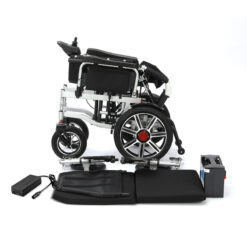 portable wheel chair fot the disabled 500w motor electric folding wheelchair (2)