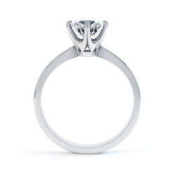 serenity round engagement ring white gold platinum lily arkwright image 2 47a6c53a b104 43c8 8a19 32603a217595