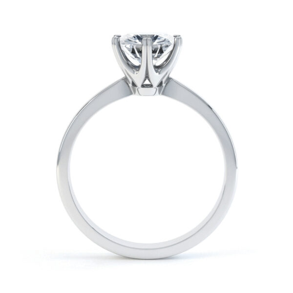 serenity round engagement ring white gold platinum lily arkwright image 2 47a6c53a b104 43c8 8a19 32603a217595