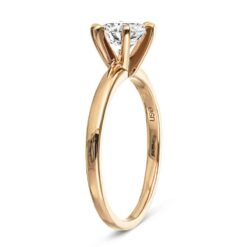 traditional solitaire engagement lab grown diamond rose gold webwhite 016