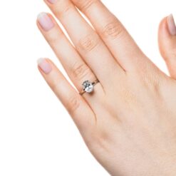 traditional solitaire engagement ring lifestyle 005