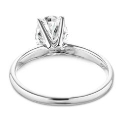 traditional solitaire engagement ring plain lab grown diamond colorless ov 2ct wg product shadow webwhite 003