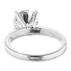 traditional solitaire engagement ring plain lab grown diamond colorless rd 2ct wg product shadow webwhite 003