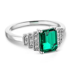 vivienne antique engagement ring accenteddiamond emerald em 1ct wg webwhite 001